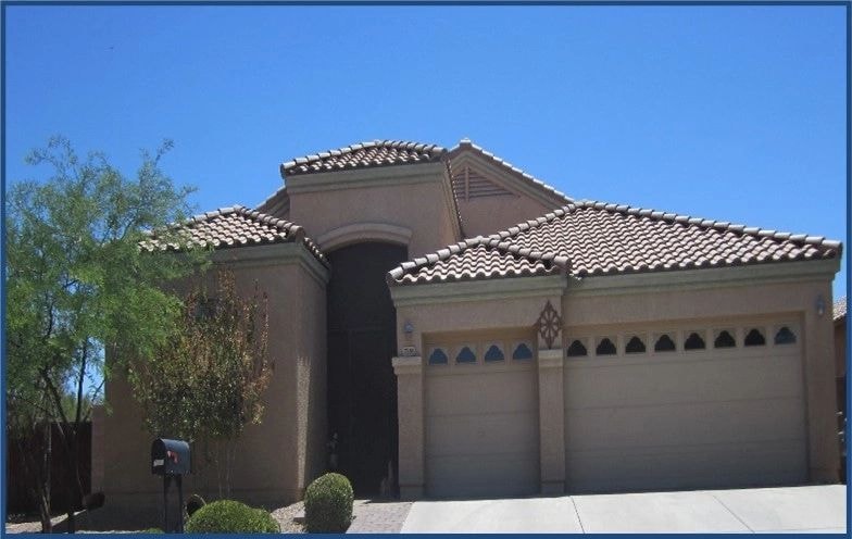 Southwestern stucco curved architecture